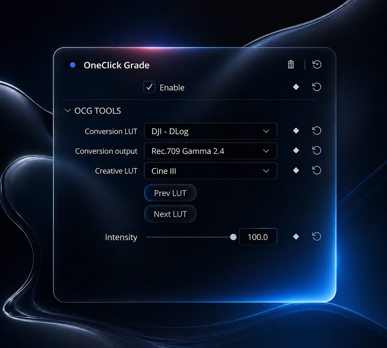 OneClick Grade UI